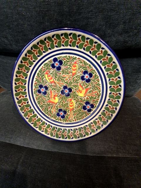 Hand Painted Ceramic Plate