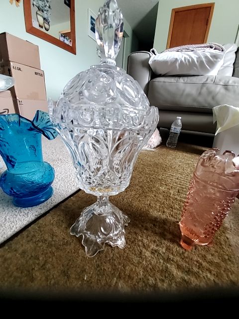 Fostoria candy dish