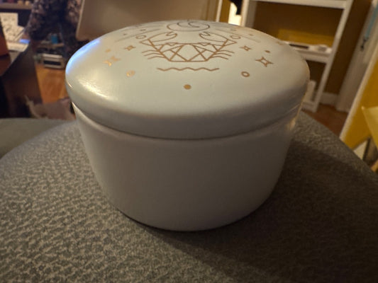 Pale Blue Urban Outfitters Cancer Trinket Dish