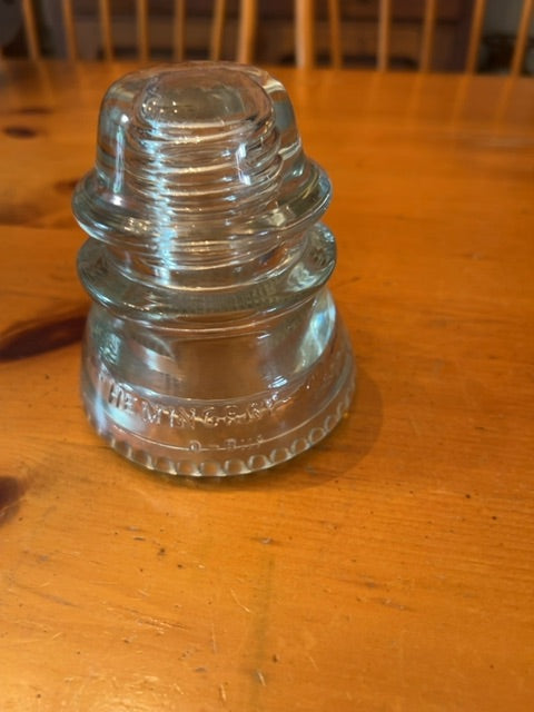 Vintage glass insulator