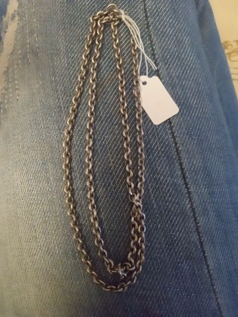 Sterling silver  Heavy 22 inch sterling silver chain, 22 inch