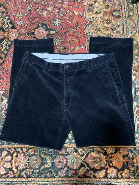 Polo Ralph Lauren Navy Corduroy Pants, 36/30