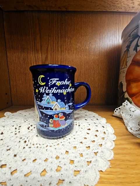 Blue  HOLIDAY Coffee Cup