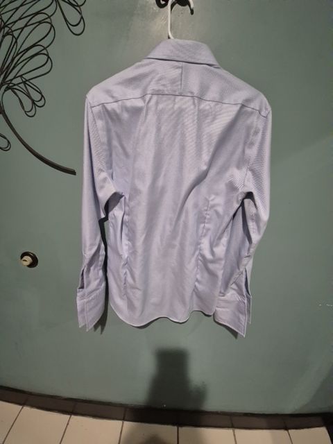 Blue Charles Tyrwhitt Button Up Dress Shirt, 15 1/2 - 33in Non Form Extra Slim Fit