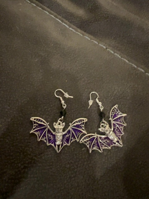 Bat earrings