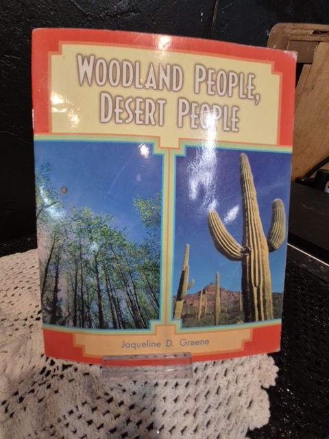 Jaqueline D. Greene Woodland People, Desert People, 7" × 8.25"