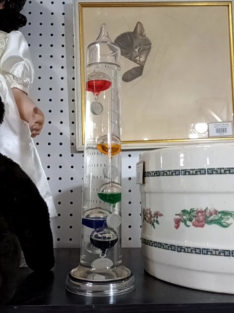 Vintage Galileo thermometer