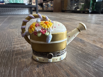 National Home Gardening Club Watering Pot Trinket Box