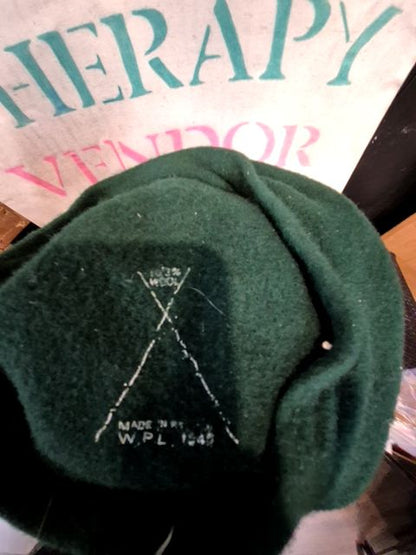 Green  Vintage Girl Scouts Hat