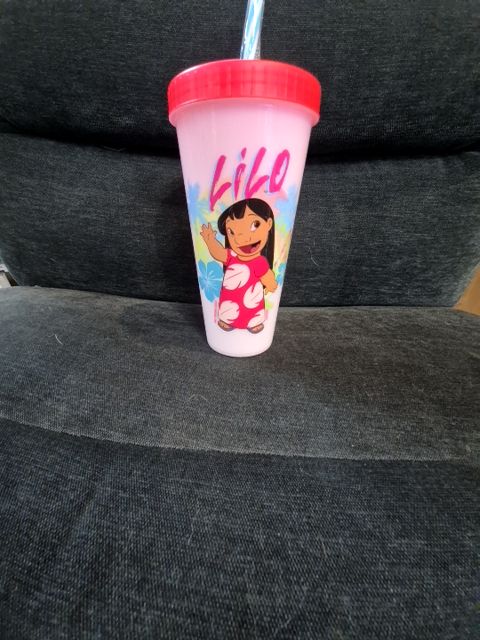 Lilo Drinking Cup w/straw
