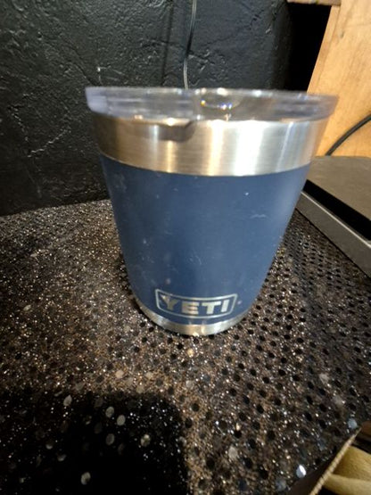 Navy Yeti Insulated Tumbler, 10 oz