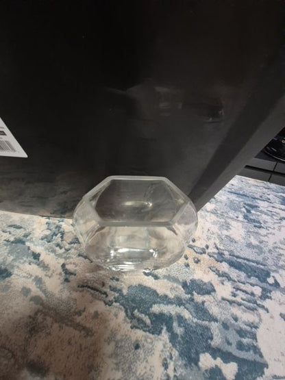 Hexagonal Glass Vase