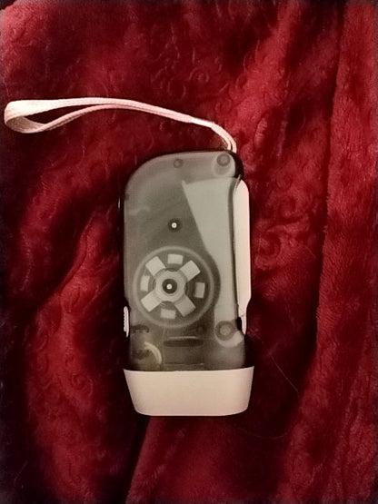 Black Box/Flashlight is Lt Gray and Charcoal  Dynamo Flashlight