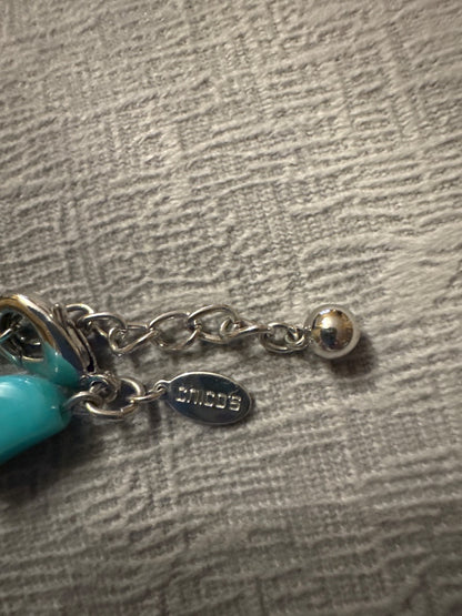 Turquoise and silver Chicos Costume Jewelry