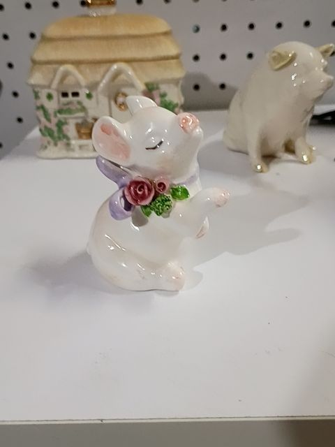 Vintage Lefton porcelain pig