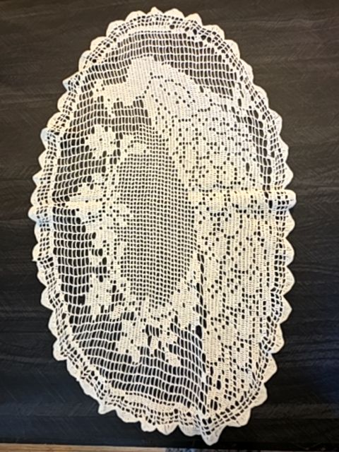 Antique Lace peacock