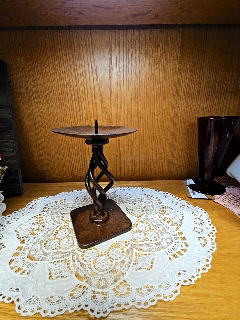 Candle Holder - Metal - Used