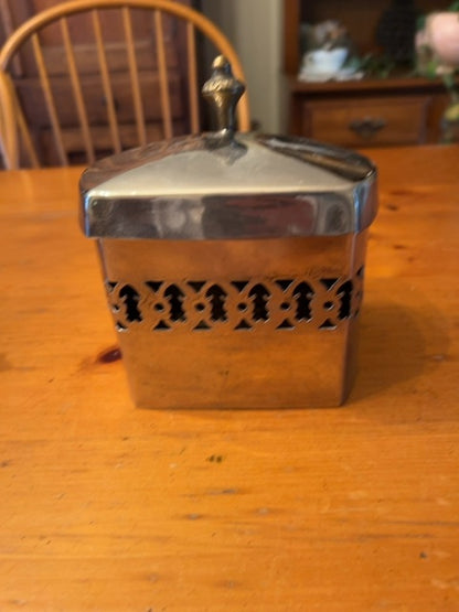 Silver Plated Trinket Box