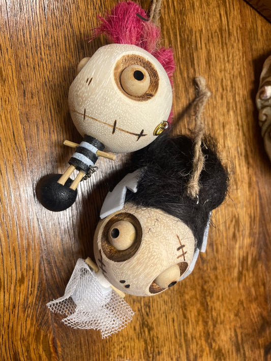 Spooky friends ornaments
