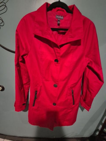 Red Long Tall Sally Collared Jacket, US 8