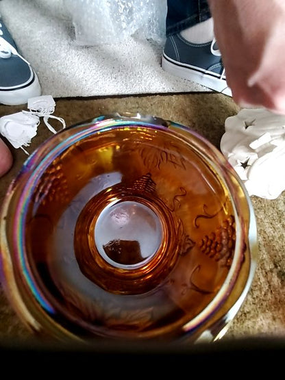 Indiana glass merrigold biscuit canister AS IS