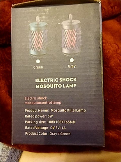 Gray/Green  Mosquito Lamp