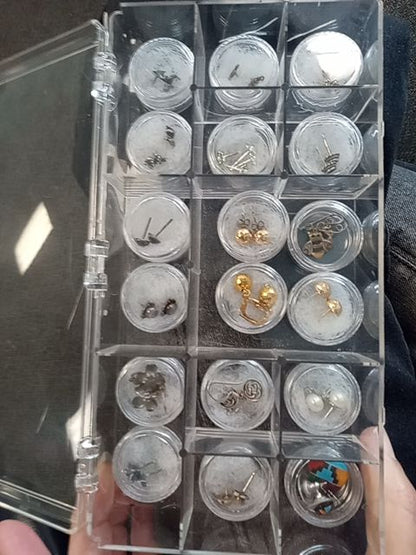 Various sterling silver stud earrings