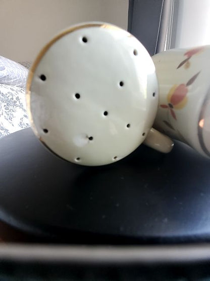 Autumn leaf Halls superior china Salt and pepper
