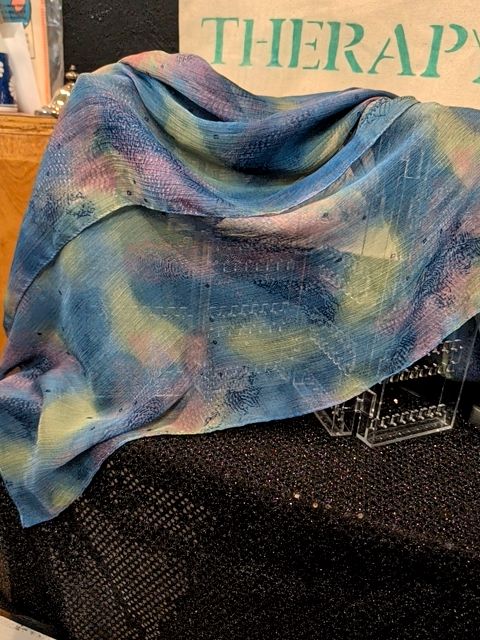 Cool tone scarf