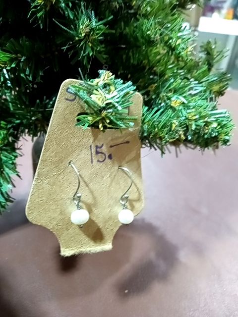 Sterling silver dangle earrings