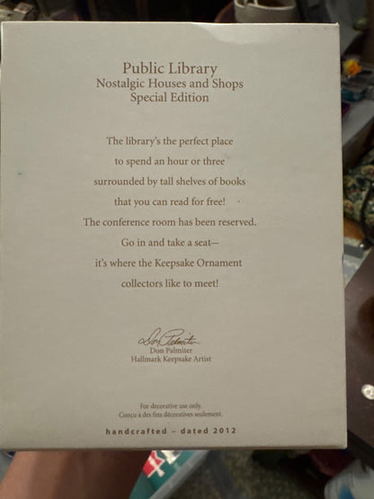 Hallmark keepsake public library