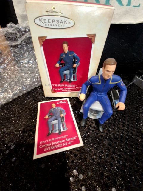 Hallmark Captain Jonathan Archer Enterprise NX-01 Ornament