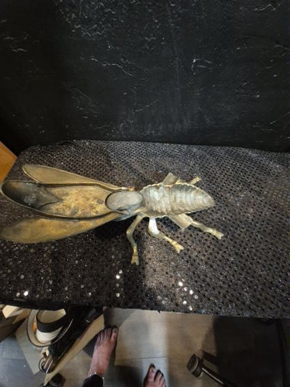 Vintage Brass Fly Ashtray, 7.5
