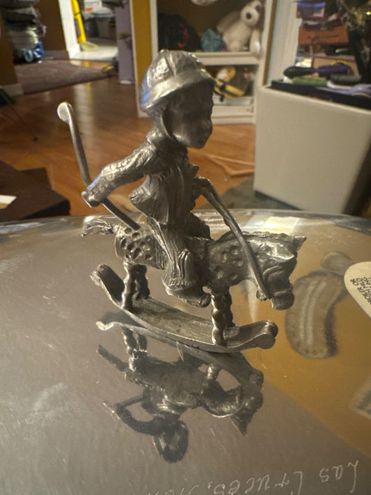 Sullivan Rocking horse pewter