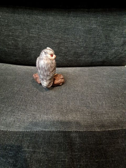 Owl Figurine, 3" × 3"