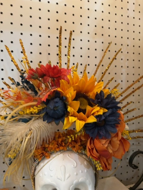 Gold/Orange MysticalCreationsByMaira Harvest crown