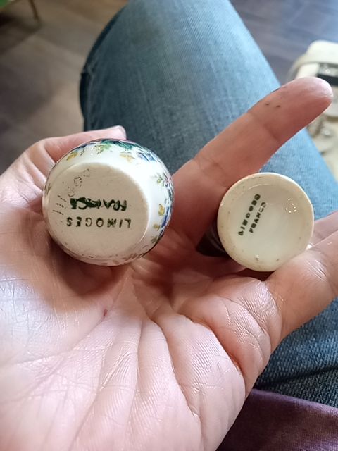 Vintage Limoges france mini vases