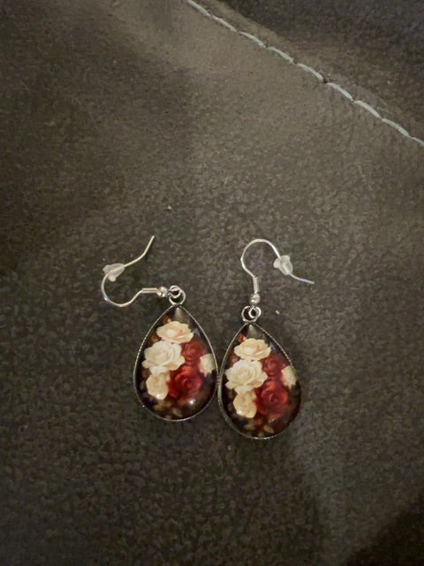 Flower earrings