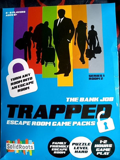 Blue Solid Roots Escape Room Game