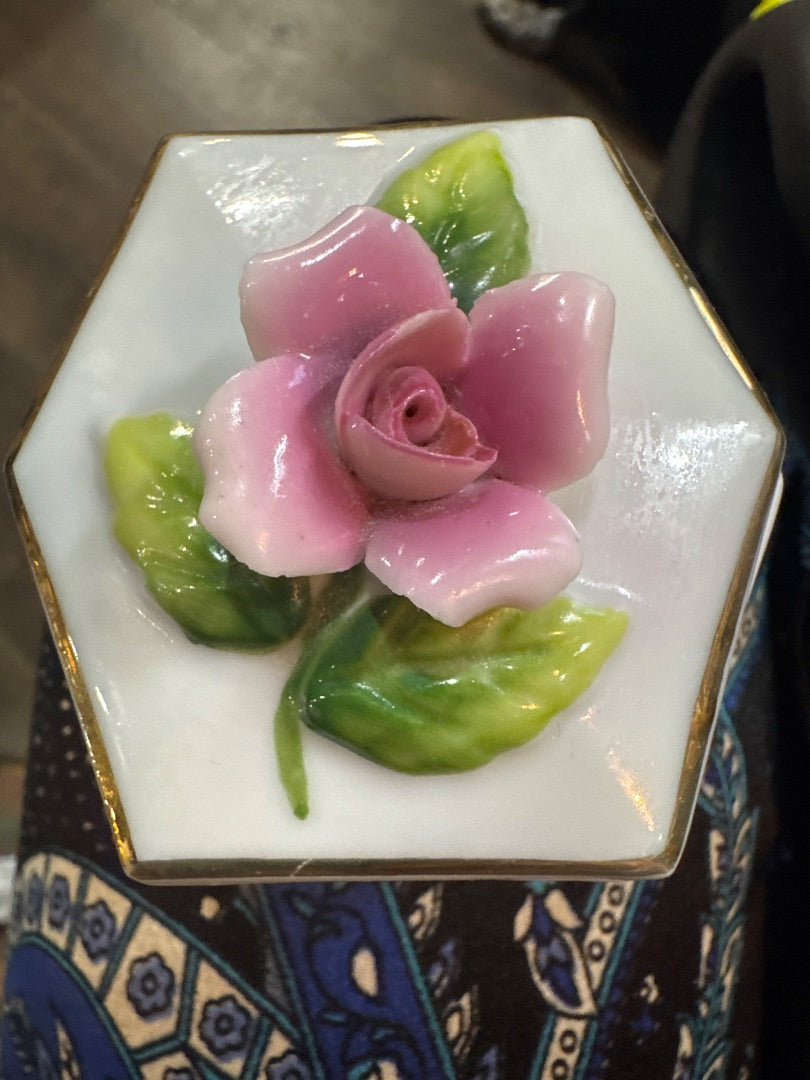 Karen Carson Creations Rose Trinket Box