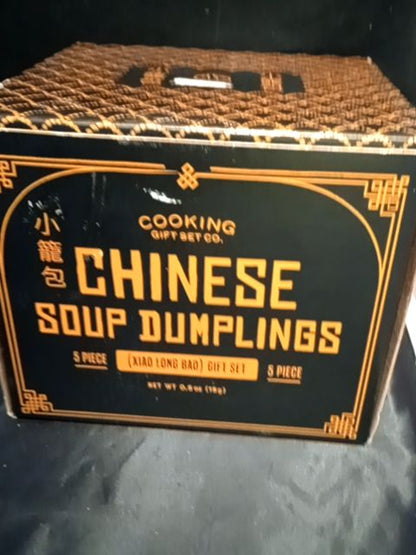 Cooking gift set co Chinese soup dumpling 5pc set, incl steamer