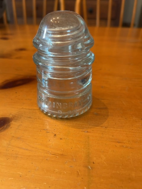 Vintage glass insulator