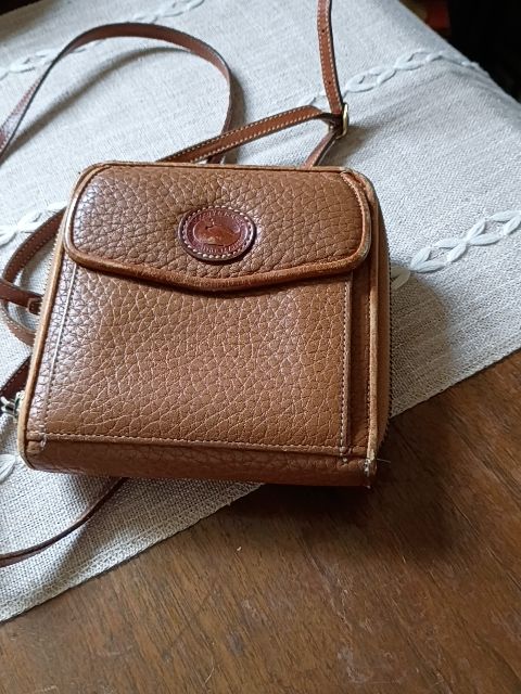 Brown leather 5 x 5.5