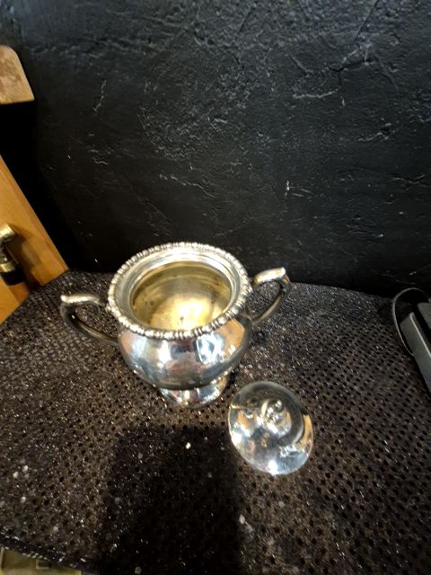 Silver Plated Sugar Dish