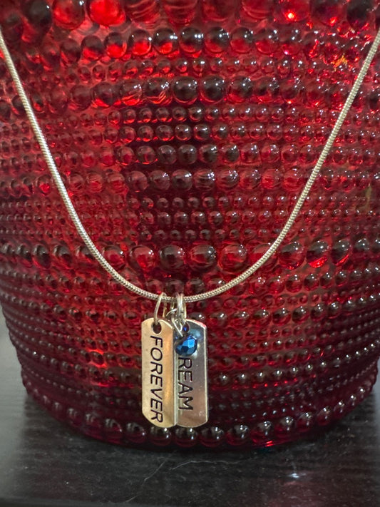Sterling chain with dream charm