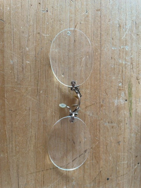 Antique eyeglasses/lenses (set of four, as-is)