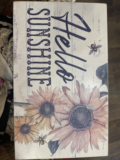 Valyria LLC “Hello Sunshine” Sign