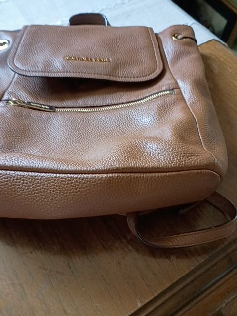 Michael Kors brown leather purse/bacpac