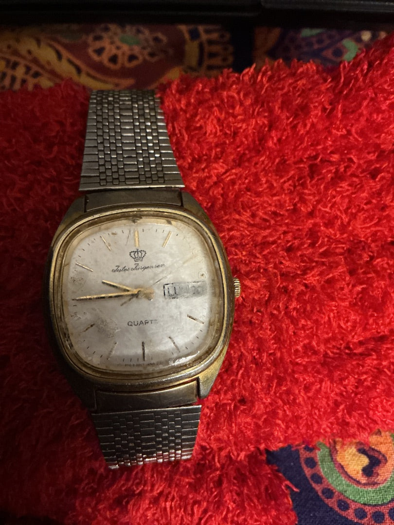 Gold Jules Jorgenson Gold tone watch