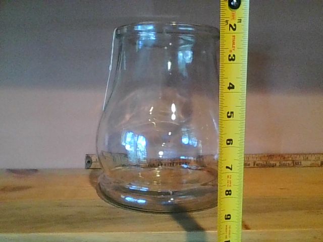 Clear Glass S Copyright 201330483418 vintage large glass vase